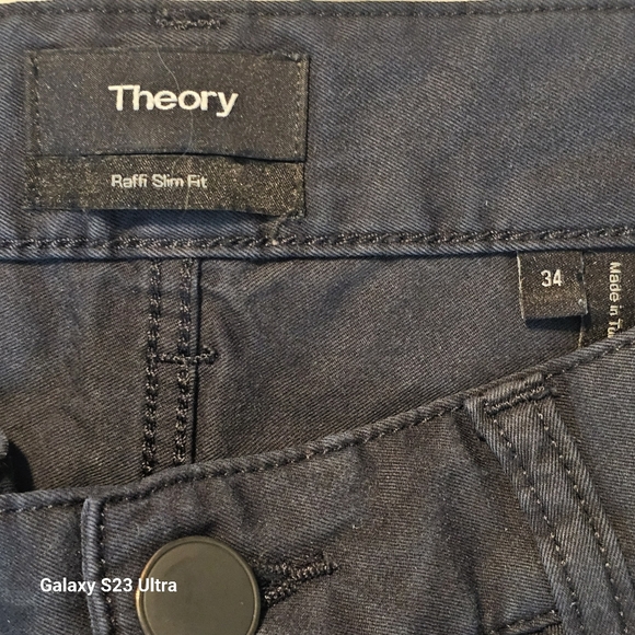 Theoey Men's Navy Pants - Picture 3 of 5
